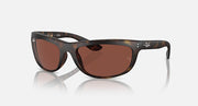 Ray-Ban Balorama RB4089 sunglasses, tortoise-look frame with brown lenses, front view