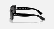 Jackie Ohh sunglasses, black frames with curved temple arms