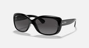 Jackie Ohh sunglasses, black with dark grey gradient polarized lenses