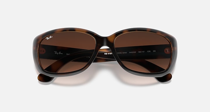 Jackie Ohh sunglasses, Havana frames with brown tinted lenses from above