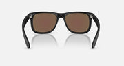 Ray-Ban Justin Low Bridge Fit sunglasses, black frame, brown lenses