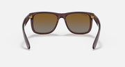 Maroon Havana-style sunglasses with brown tinted lenses and wide brow frame