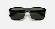Ray-Ban RB4232 sunglasses with green lenses and black full-rim frame