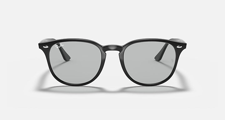 Black oversized round sunglasses with large lenses and dark gray tint