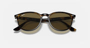 Ray-Ban RB4259 sunglasses, havana frames with dark brown tinted lenses