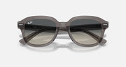 Ray-Ban Erik RB4398 sunglasses with dark lenses and gray frame front