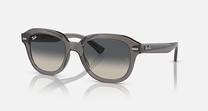 Ray-Ban Erik RB4398 sunglasses with gray frames and dark gradient lenses