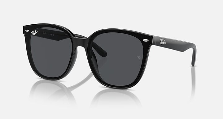 Ray-Ban RB4423D sunglasses with black frames and dark gray lenses
