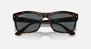 Ray-Ban RB4428 sunglasses front view, Havana frame with dark lenses and bridge detail
