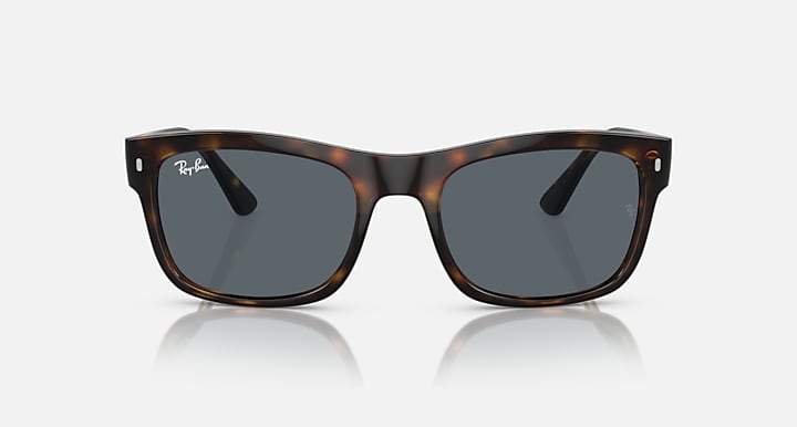 Ray-Ban RB4428 sunglasses, tortoiseshell/brown frame with dark gray lenses