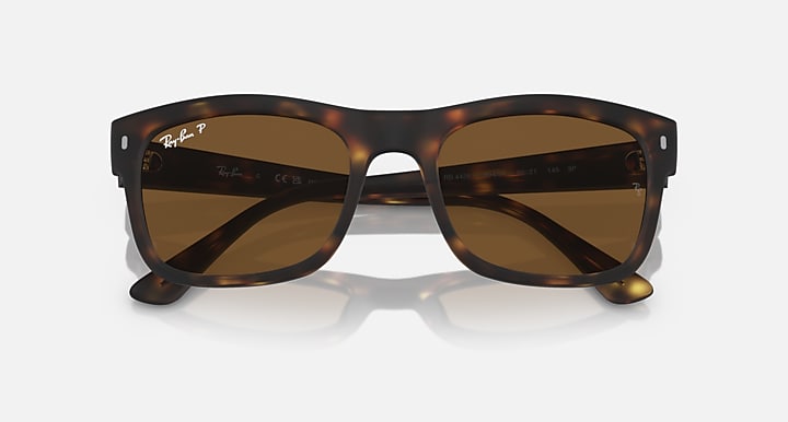 Ray-Ban RB4428 sunglasses with brown lenses and havana tortoiseshell frame