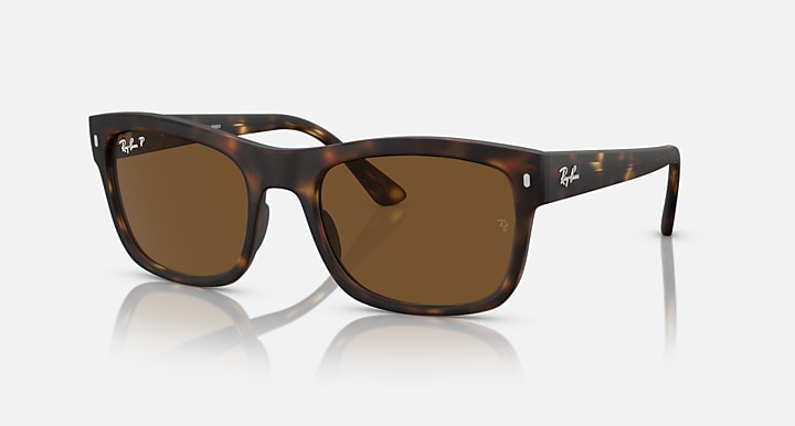 Ray-Ban RB4428 sunglasses with havana frame and brown tinted lenses