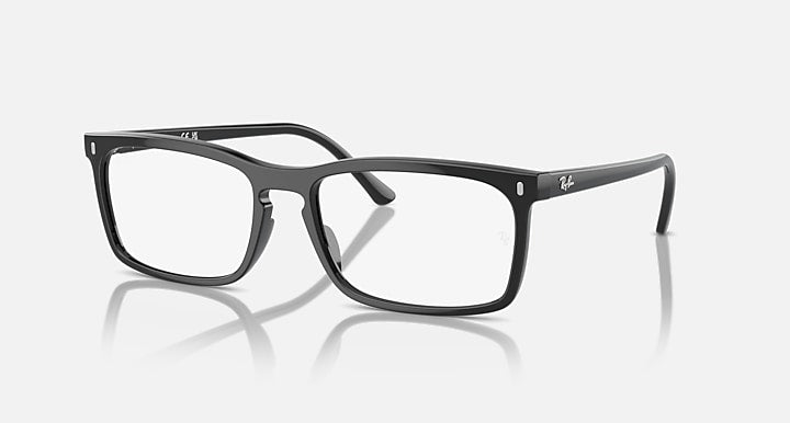 Ray-Ban RB4435 sunglasses, black frame with clear lenses