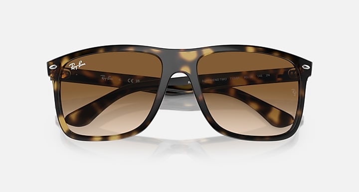 Ray-Ban Boyfriend Two sunglasses with havana frame and brown gradient lenses