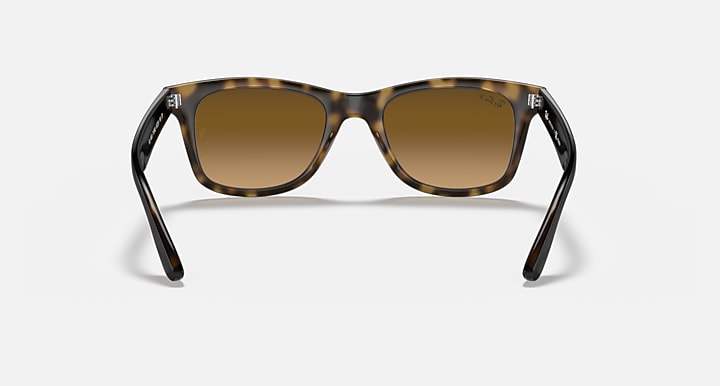 Ray-Ban RB4640 sunglasses, front view, tortoise frame with brown lenses