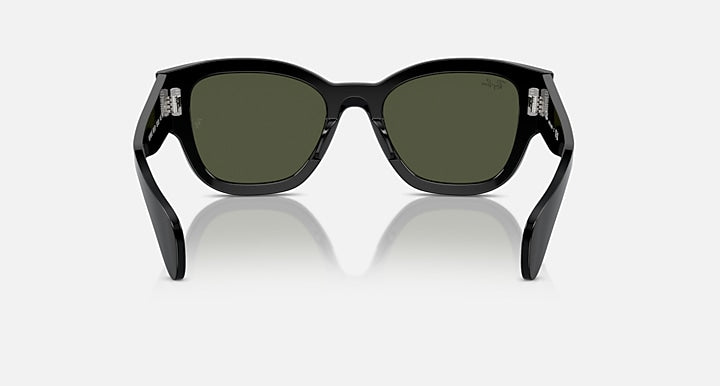 Ray-Ban Jorge RB7681S sunglasses with black frame and dark olive tinted lenses