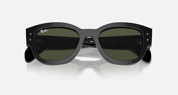 Ray-Ban Jorge RB7681S sunglasses with charcoal frame and dark green tinted lenses