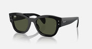 Ray-Ban Jorge RB7681S sunglasses with black frame and dark green tinted lenses