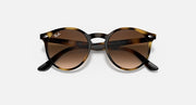 Ray-Ban RJ9064S sunglasses with tortoise frame and dark brown gradient lenses