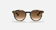 Ray-Ban RJ9064S sunglasses with tortoise brown frame and warm brown lenses