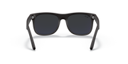 Ray-Ban Justin sunglasses with dark frame and dark lenses