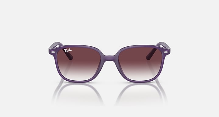 Ray-Ban RJ9093S sunglasses, violet frame, brown gradient lenses