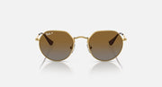 Ray-Ban Junior Jack sunglasses with gold frame and brown gradient lenses