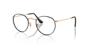 Ray-Ban round metal prescription eyewear frames, assorted colors shown