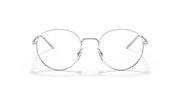 Ray-Ban RX3681V prescription eyeglass frames, silver round metal with angled arms