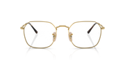 Gold prescription eyewear frames with dark tortoise temples, angled front view
