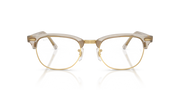 Ray-Ban Clubmaster prescription frames, gold-tone with bridge detail