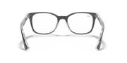 Ray-Ban RX5285 clear prescription eyewear frames, front view with rounded rectangles