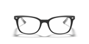 Ray-Ban RX5285 black on transparent prescription eyewear frames, front view