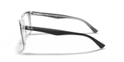 Ray-Ban RX5285 clear prescription eyewear frames, side profile with temples