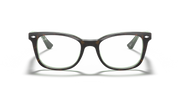 Ray-Ban RX5285 turquoise on transparent prescription eyewear frames, front view
