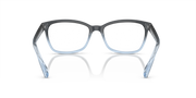 Ray-Ban RX5362 prescription frames, dark gray square lenses, front view with nose pads