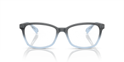 Ray-Ban RX5362 prescription frames, dark gray square eyeglasses, centered front view