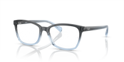 Ray-Ban RX5362 prescription frames, dark gray square eyeglasses, front view