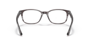 Ray-Ban RX5375 prescription glasses, light brown translucent full-rim rectangular frames