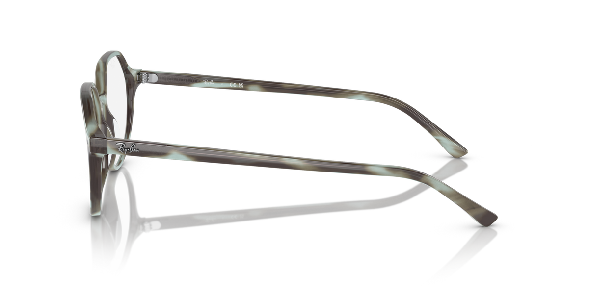Ray-Ban Thalia prescription eyewear frames, side view of round lens frames and temple arms