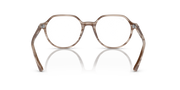 Ray-Ban Thalia prescription eyewear frames, top and bottom front views with round lenses