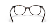 Ray-Ban prescription eyewear frames, Havana brown gradient front with thick frame detail