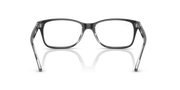 Ray-Ban RX5428 prescription frames, front view with dark gray thick double bridge