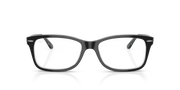 Ray-Ban RX5428 prescription frames, dark gray rectangular design, clear lenses