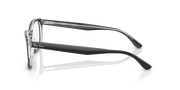Ray-Ban RX5428 prescription frames, side view of dark gray metal temples