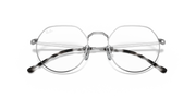 Ray-Ban prescription eyewear frames, round metal with dark temple tips