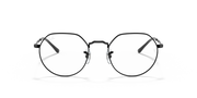 Ray-Ban prescription eyewear frames, round dark frames with nose bridge detail