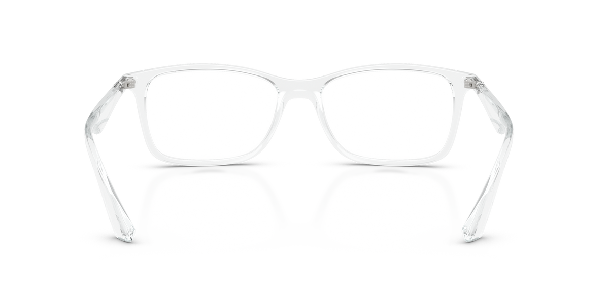 Ray-Ban RX7047 prescription eyewear frames, clear square shape with rounded corners