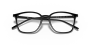 Ray-Ban RX7185 prescription eyewear frames, dark frames with logo on temple