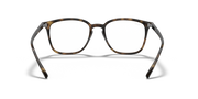 Ray-Ban RX7185 prescription eyewear frames, front view with brown tortoise rims